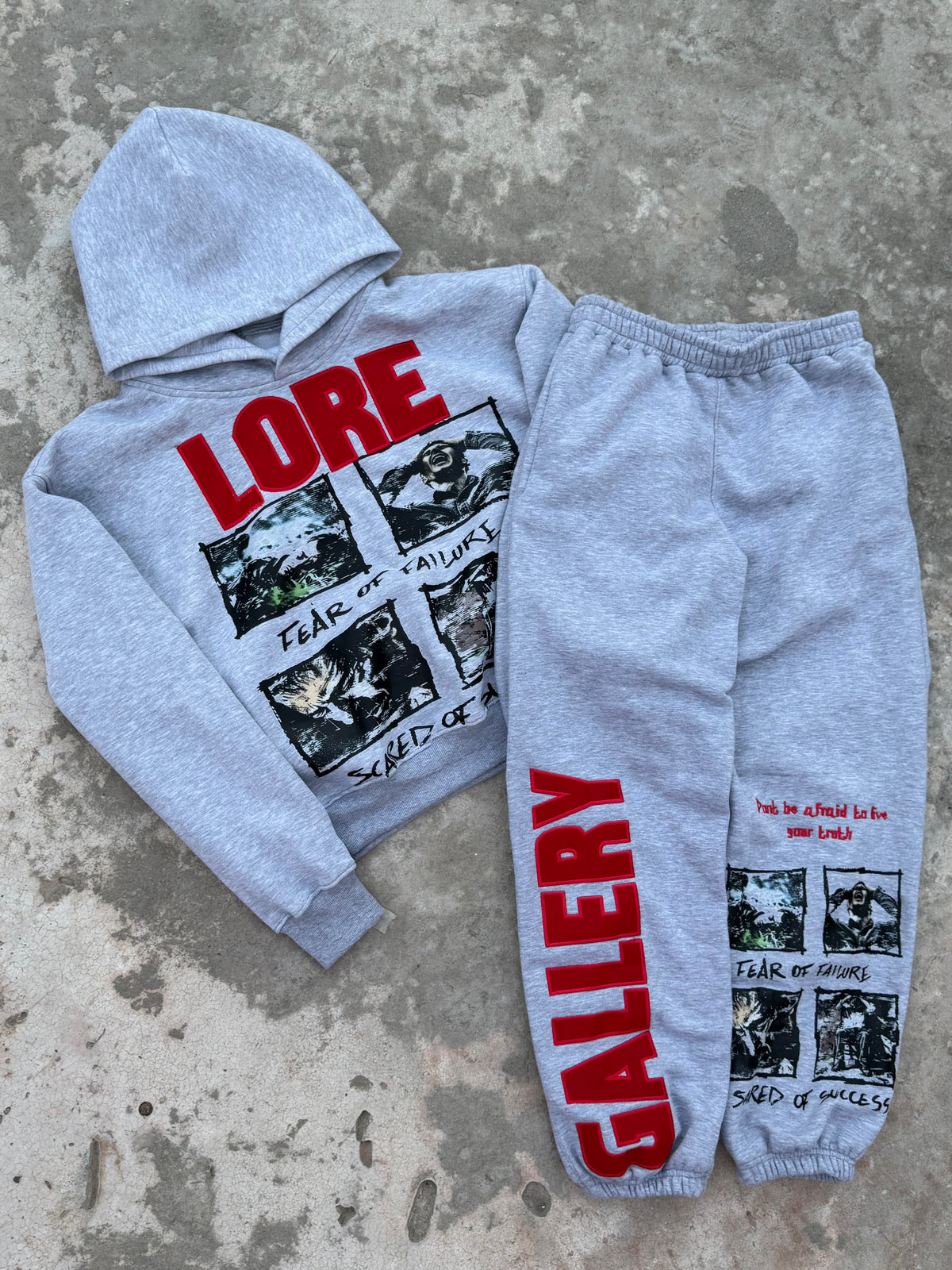 Grey& Red Fear of Failure set