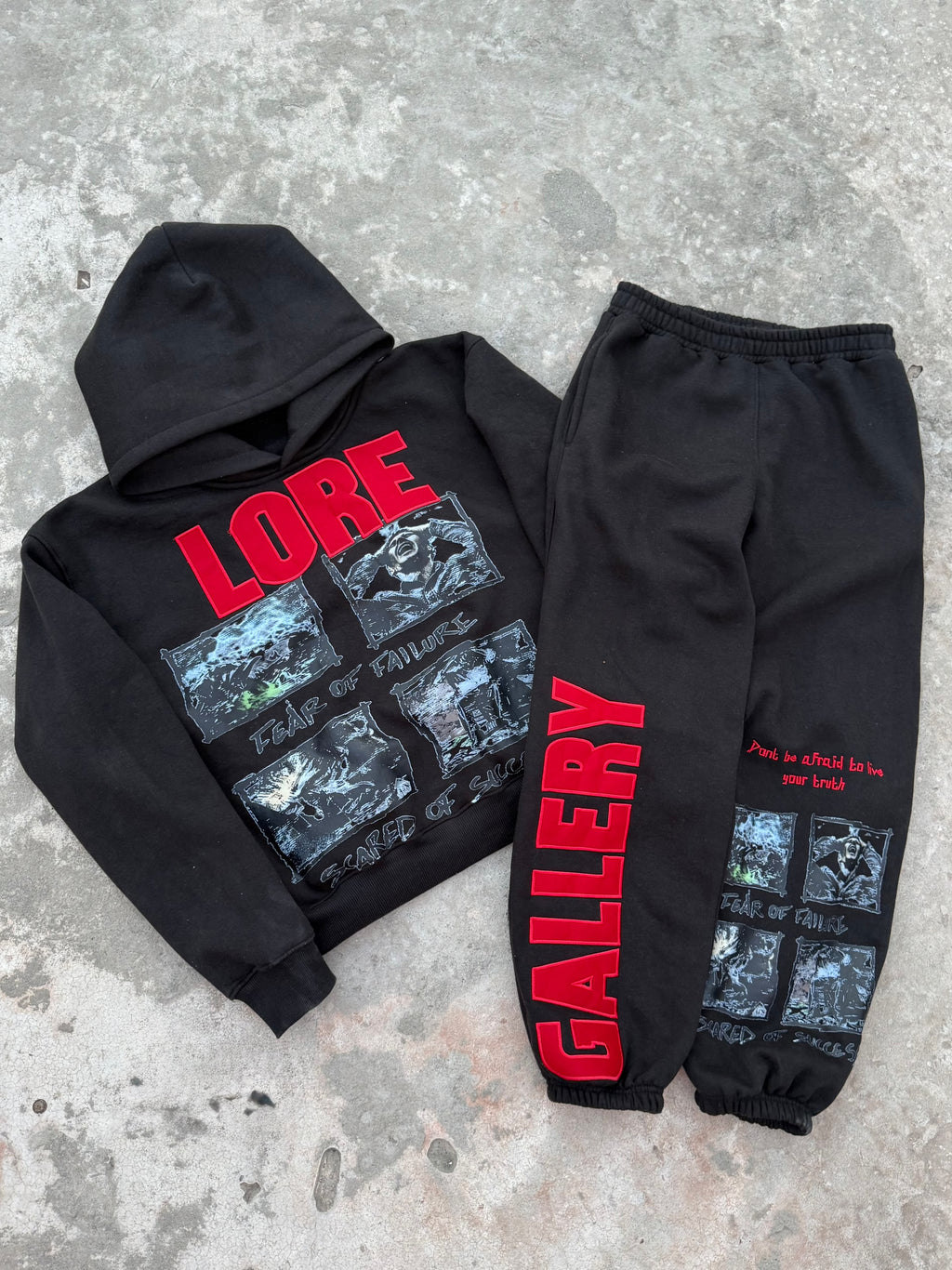 Black& Red Fear of Failure Sets