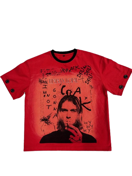 Kurt Cobain “Crack Drum” Tee