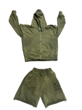 Green short set