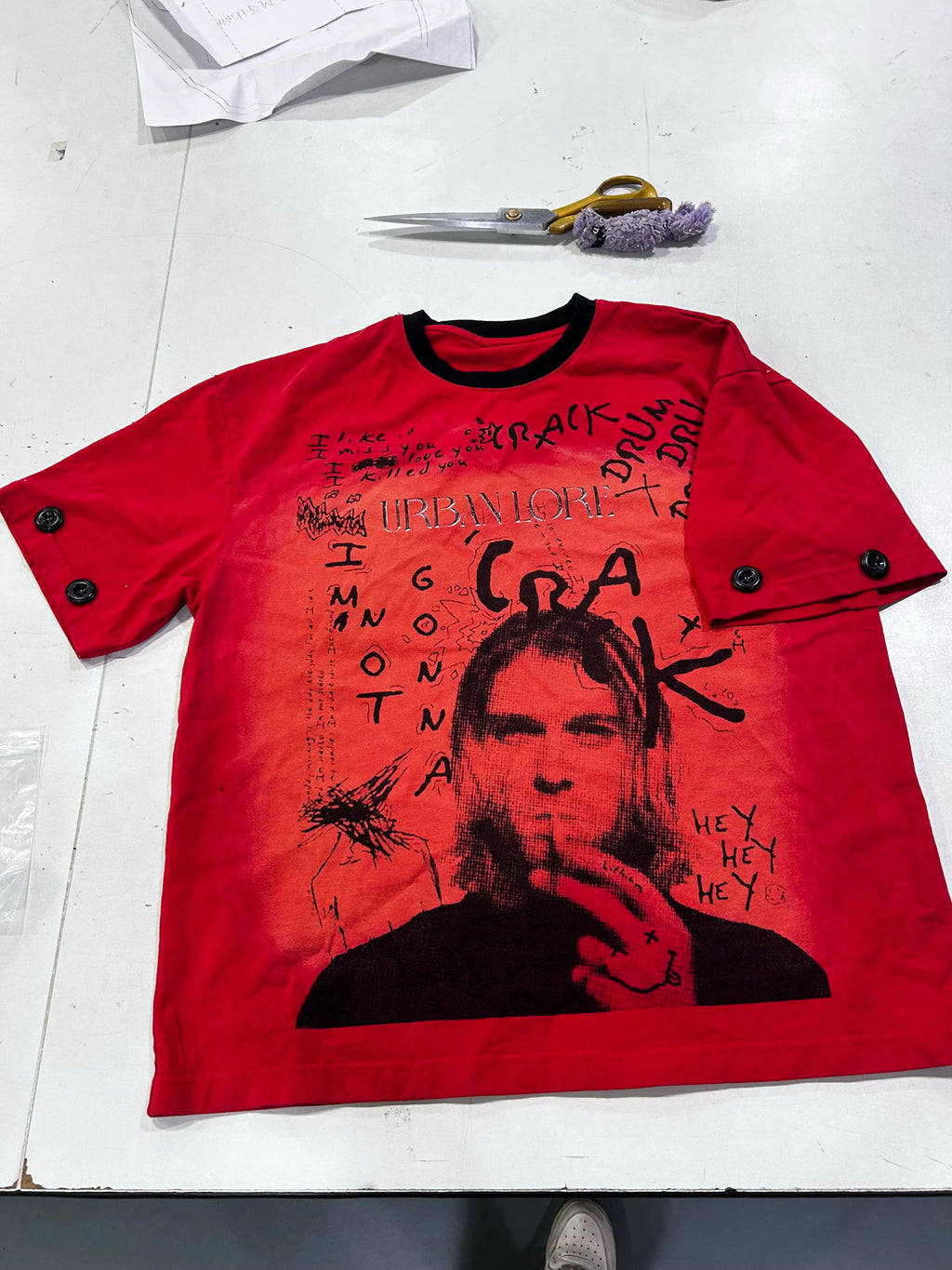 Kurt Cobain “Crack Drum” Tee